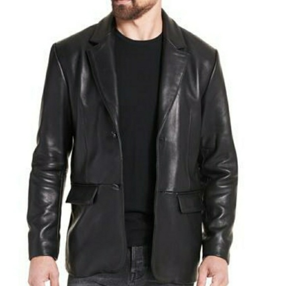 Dkny Other - DKNY Black leather jacket coat shirt top cardigan